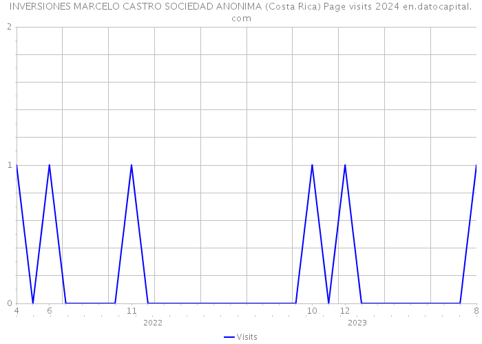 INVERSIONES MARCELO CASTRO SOCIEDAD ANONIMA (Costa Rica) Page visits 2024 