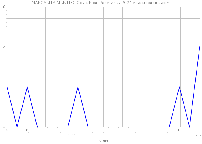 MARGARITA MURILLO (Costa Rica) Page visits 2024 