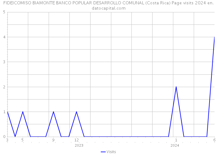 FIDEICOMISO BIAMONTE BANCO POPULAR DESARROLLO COMUNAL (Costa Rica) Page visits 2024 