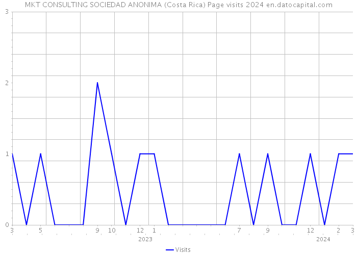 MKT CONSULTING SOCIEDAD ANONIMA (Costa Rica) Page visits 2024 