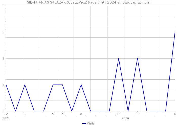 SILVIA ARIAS SALAZAR (Costa Rica) Page visits 2024 