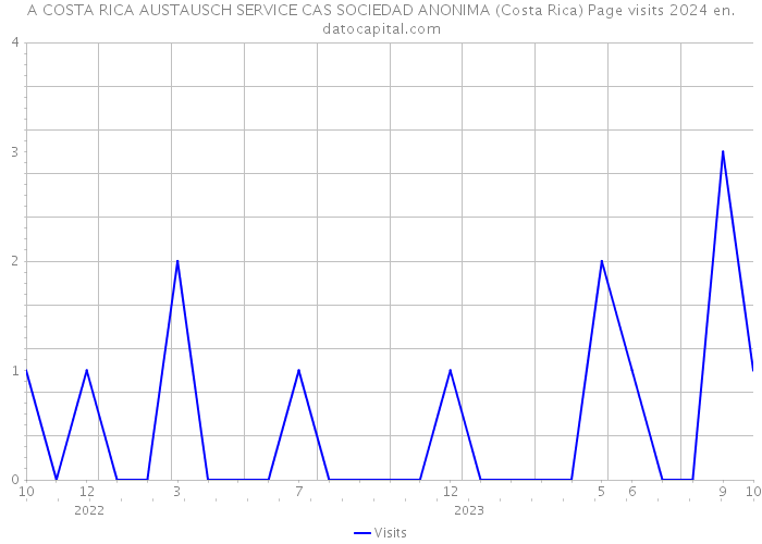 A COSTA RICA AUSTAUSCH SERVICE CAS SOCIEDAD ANONIMA (Costa Rica) Page visits 2024 