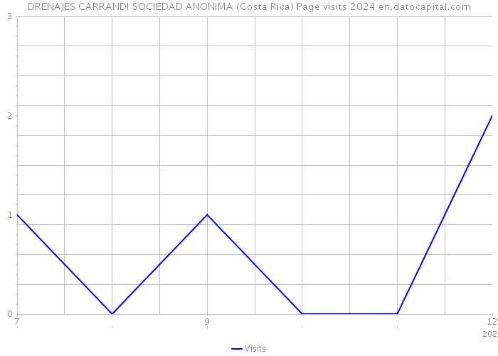 DRENAJES CARRANDI SOCIEDAD ANONIMA (Costa Rica) Page visits 2024 