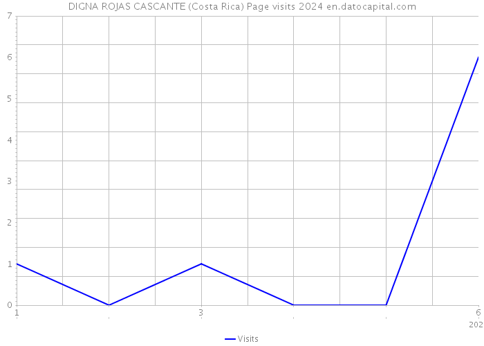 DIGNA ROJAS CASCANTE (Costa Rica) Page visits 2024 