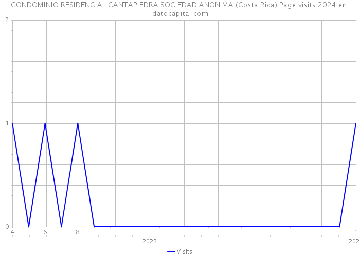 CONDOMINIO RESIDENCIAL CANTAPIEDRA SOCIEDAD ANONIMA (Costa Rica) Page visits 2024 