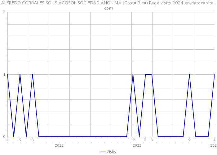 ALFREDO CORRALES SOLIS ACOSOL SOCIEDAD ANONIMA (Costa Rica) Page visits 2024 