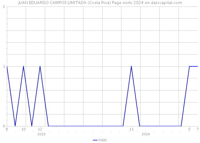 JUAN EDUARDO CAMPOS LIMITADA (Costa Rica) Page visits 2024 