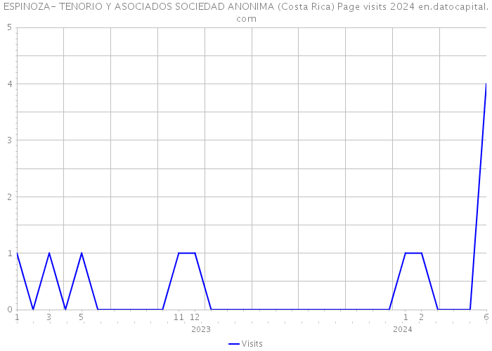 ESPINOZA- TENORIO Y ASOCIADOS SOCIEDAD ANONIMA (Costa Rica) Page visits 2024 