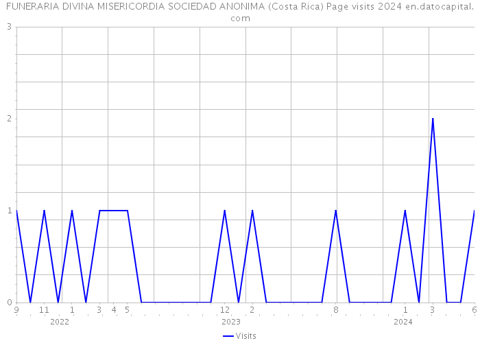 FUNERARIA DIVINA MISERICORDIA SOCIEDAD ANONIMA (Costa Rica) Page visits 2024 
