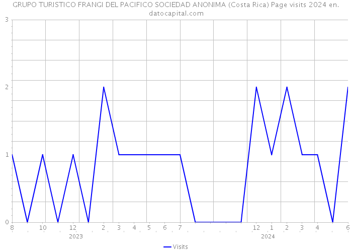 GRUPO TURISTICO FRANGI DEL PACIFICO SOCIEDAD ANONIMA (Costa Rica) Page visits 2024 