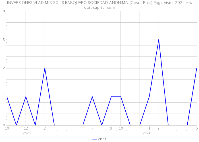 INVERSIONES VLADIMIR SOLIS BARQUERO SOCIEDAD ANONIMA (Costa Rica) Page visits 2024 