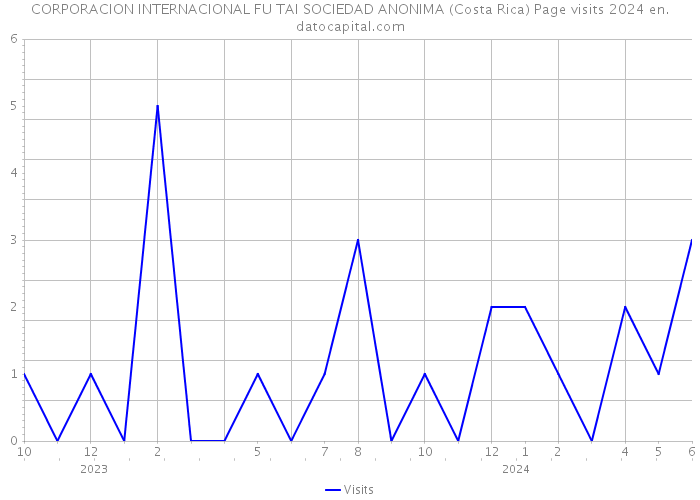 CORPORACION INTERNACIONAL FU TAI SOCIEDAD ANONIMA (Costa Rica) Page visits 2024 
