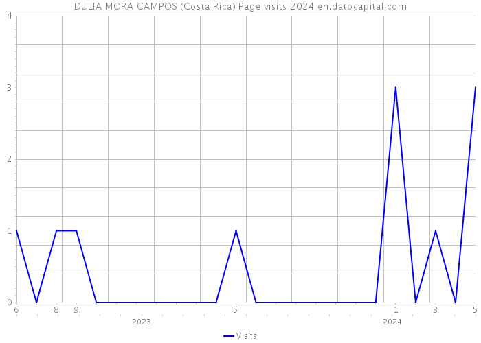 DULIA MORA CAMPOS (Costa Rica) Page visits 2024 