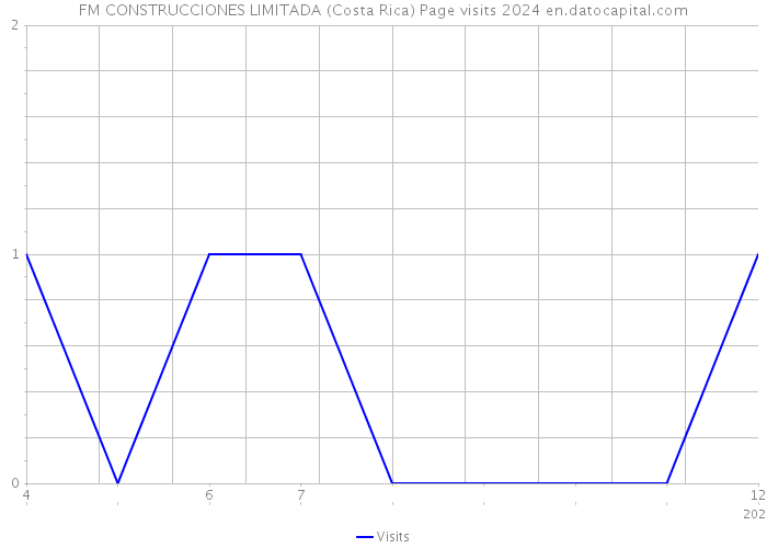 FM CONSTRUCCIONES LIMITADA (Costa Rica) Page visits 2024 