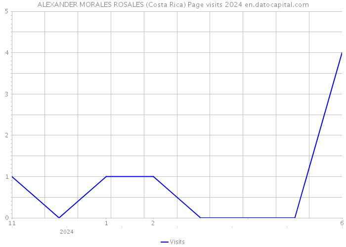 ALEXANDER MORALES ROSALES (Costa Rica) Page visits 2024 