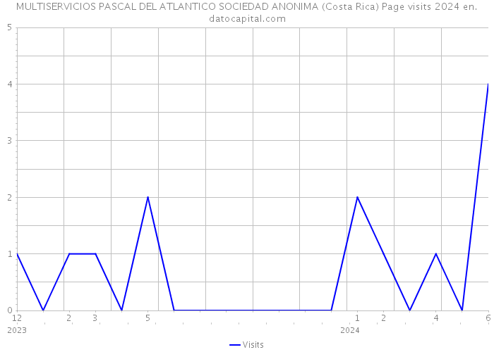 MULTISERVICIOS PASCAL DEL ATLANTICO SOCIEDAD ANONIMA (Costa Rica) Page visits 2024 