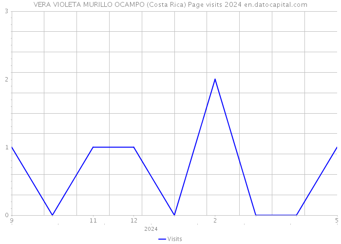 VERA VIOLETA MURILLO OCAMPO (Costa Rica) Page visits 2024 