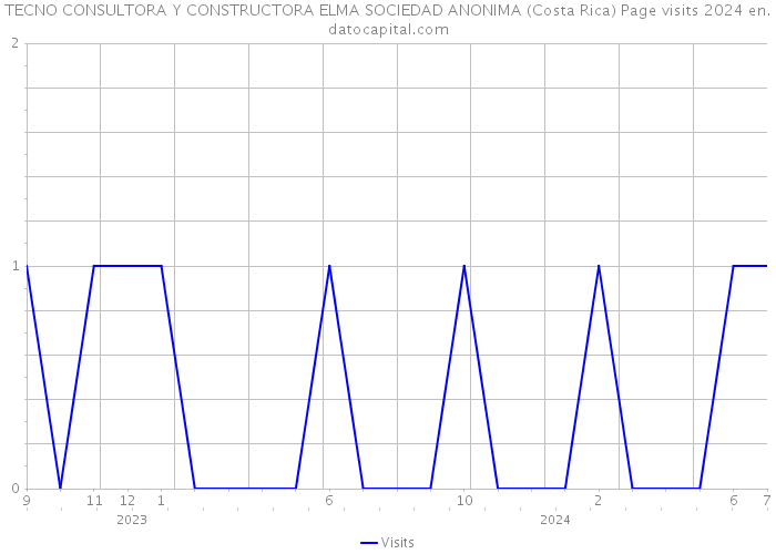 TECNO CONSULTORA Y CONSTRUCTORA ELMA SOCIEDAD ANONIMA (Costa Rica) Page visits 2024 