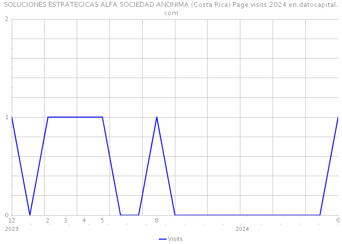 SOLUCIONES ESTRATEGICAS ALFA SOCIEDAD ANONIMA (Costa Rica) Page visits 2024 