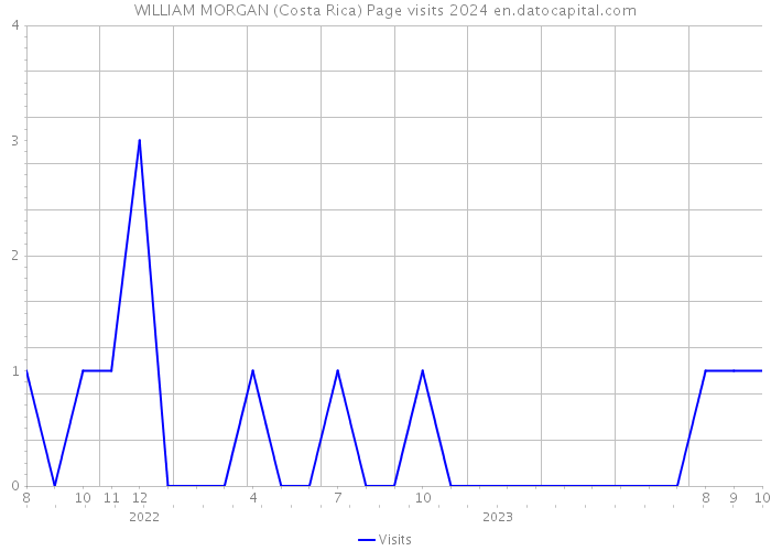 WILLIAM MORGAN (Costa Rica) Page visits 2024 