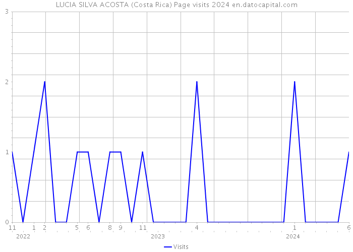LUCIA SILVA ACOSTA (Costa Rica) Page visits 2024 