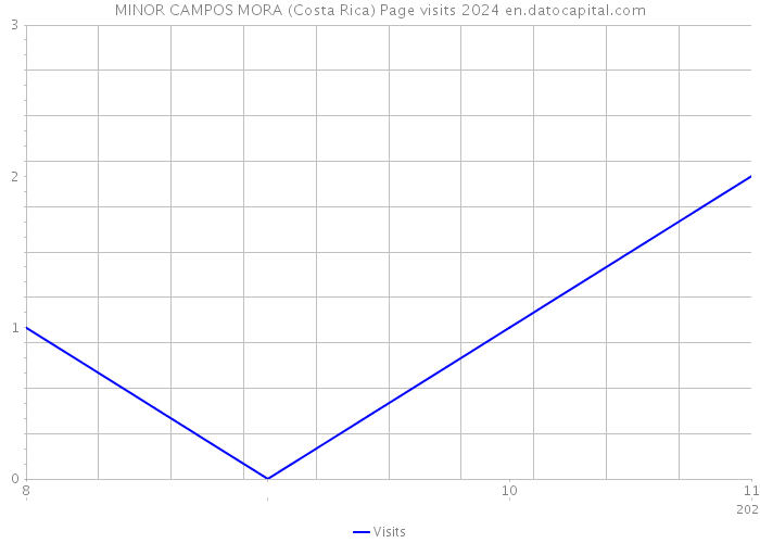 MINOR CAMPOS MORA (Costa Rica) Page visits 2024 
