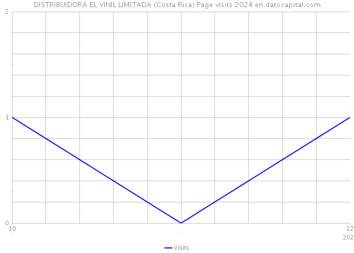 DISTRIBUIDORA EL VINIL LIMITADA (Costa Rica) Page visits 2024 