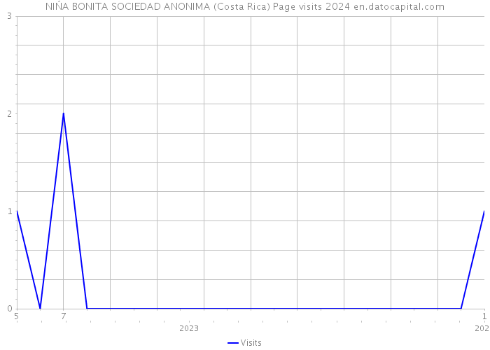 NIŃA BONITA SOCIEDAD ANONIMA (Costa Rica) Page visits 2024 