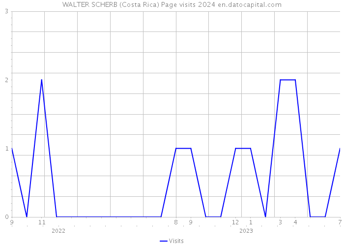 WALTER SCHERB (Costa Rica) Page visits 2024 