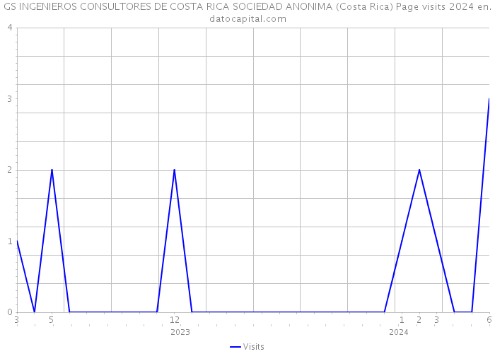 GS INGENIEROS CONSULTORES DE COSTA RICA SOCIEDAD ANONIMA (Costa Rica) Page visits 2024 