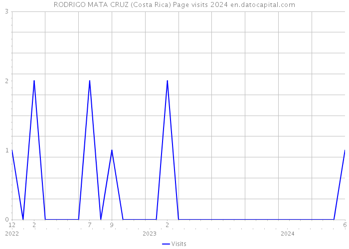 RODRIGO MATA CRUZ (Costa Rica) Page visits 2024 