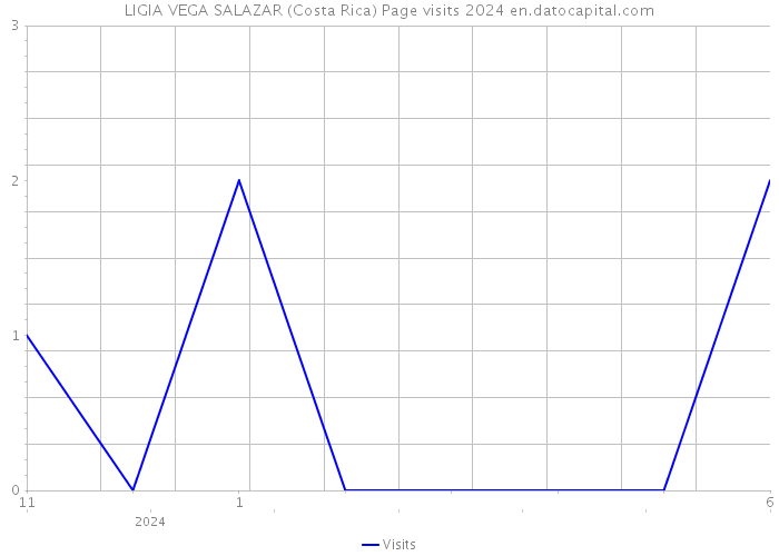 LIGIA VEGA SALAZAR (Costa Rica) Page visits 2024 
