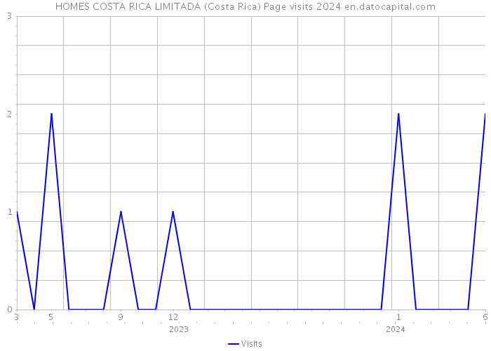 HOMES COSTA RICA LIMITADA (Costa Rica) Page visits 2024 