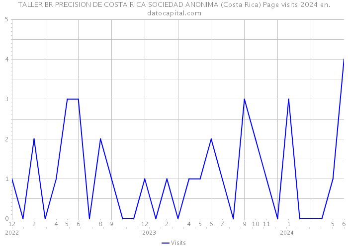 TALLER BR PRECISION DE COSTA RICA SOCIEDAD ANONIMA (Costa Rica) Page visits 2024 