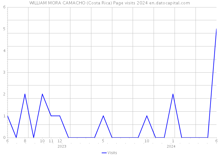 WILLIAM MORA CAMACHO (Costa Rica) Page visits 2024 