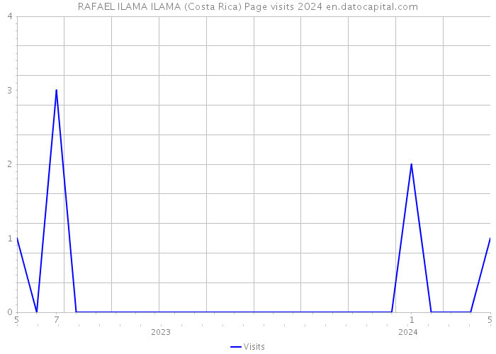 RAFAEL ILAMA ILAMA (Costa Rica) Page visits 2024 