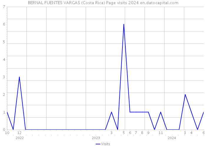 BERNAL FUENTES VARGAS (Costa Rica) Page visits 2024 
