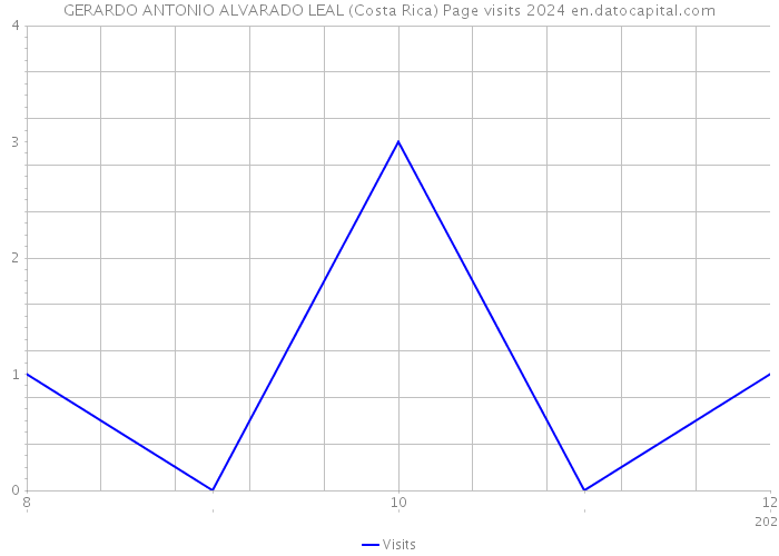 GERARDO ANTONIO ALVARADO LEAL (Costa Rica) Page visits 2024 