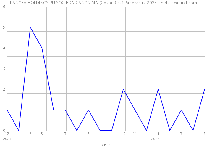 PANGEA HOLDINGS PU SOCIEDAD ANONIMA (Costa Rica) Page visits 2024 