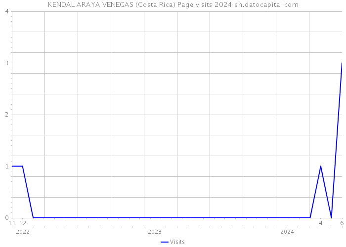 KENDAL ARAYA VENEGAS (Costa Rica) Page visits 2024 