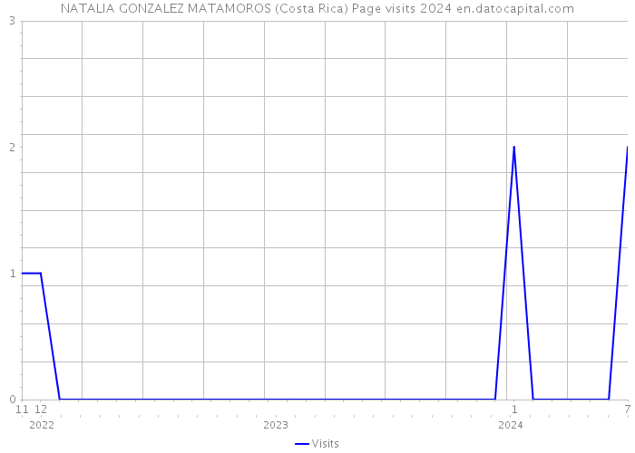 NATALIA GONZALEZ MATAMOROS (Costa Rica) Page visits 2024 