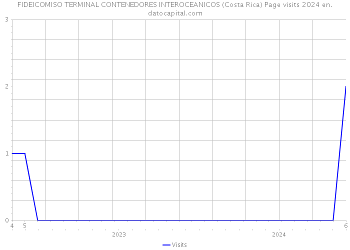FIDEICOMISO TERMINAL CONTENEDORES INTEROCEANICOS (Costa Rica) Page visits 2024 