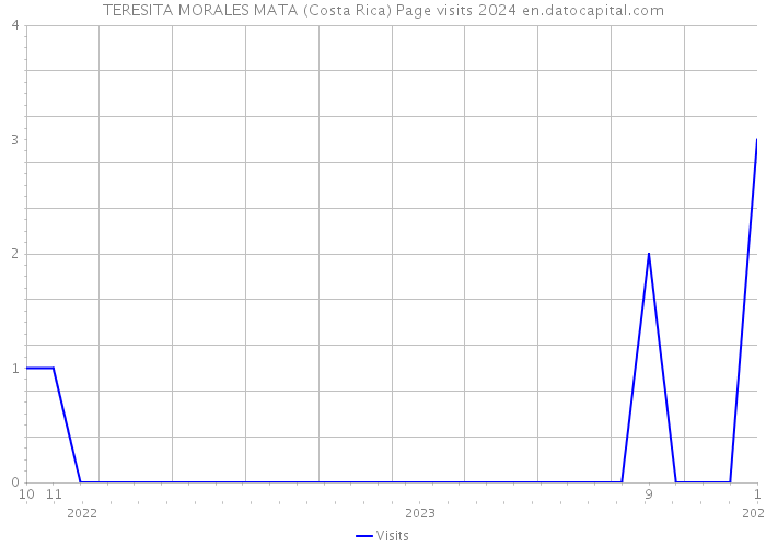 TERESITA MORALES MATA (Costa Rica) Page visits 2024 