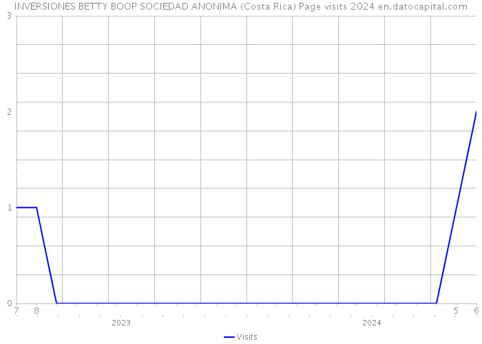 INVERSIONES BETTY BOOP SOCIEDAD ANONIMA (Costa Rica) Page visits 2024 