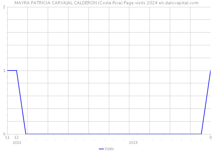 MAYRA PATRICIA CARVAJAL CALDERON (Costa Rica) Page visits 2024 