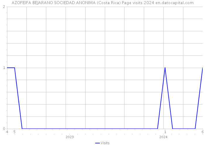 AZOFEIFA BEJARANO SOCIEDAD ANONIMA (Costa Rica) Page visits 2024 