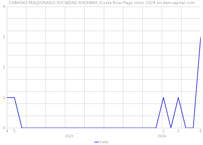 CABAŃAS MALDONADO SOCIEDAD ANONIMA (Costa Rica) Page visits 2024 