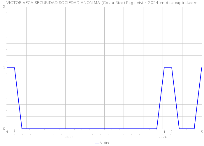 VICTOR VEGA SEGURIDAD SOCIEDAD ANONIMA (Costa Rica) Page visits 2024 