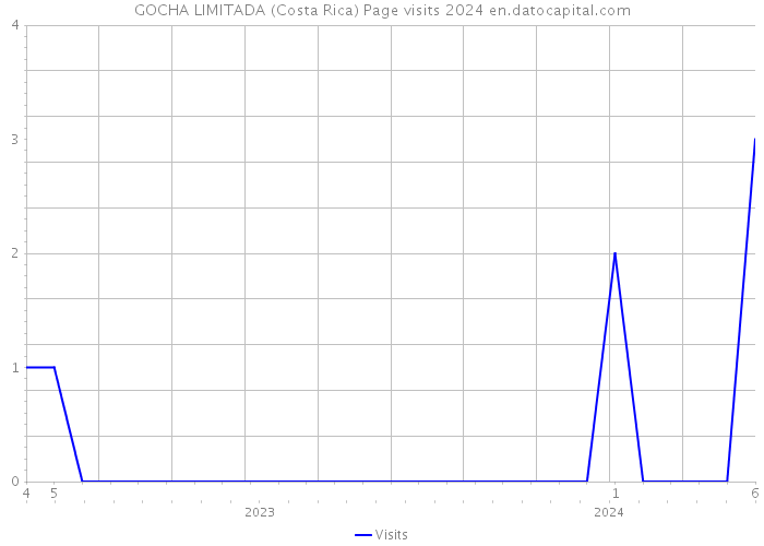 GOCHA LIMITADA (Costa Rica) Page visits 2024 