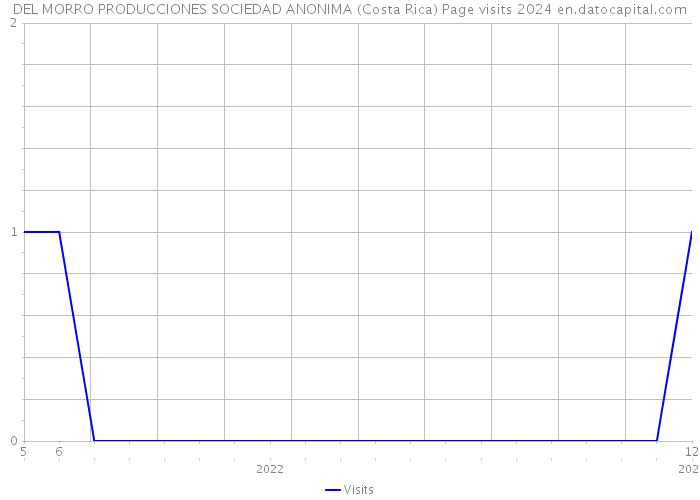 DEL MORRO PRODUCCIONES SOCIEDAD ANONIMA (Costa Rica) Page visits 2024 
